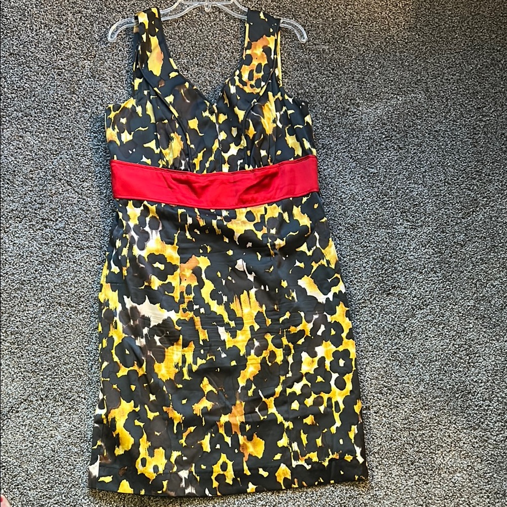 Etcetera Animal Print Midi Dress
